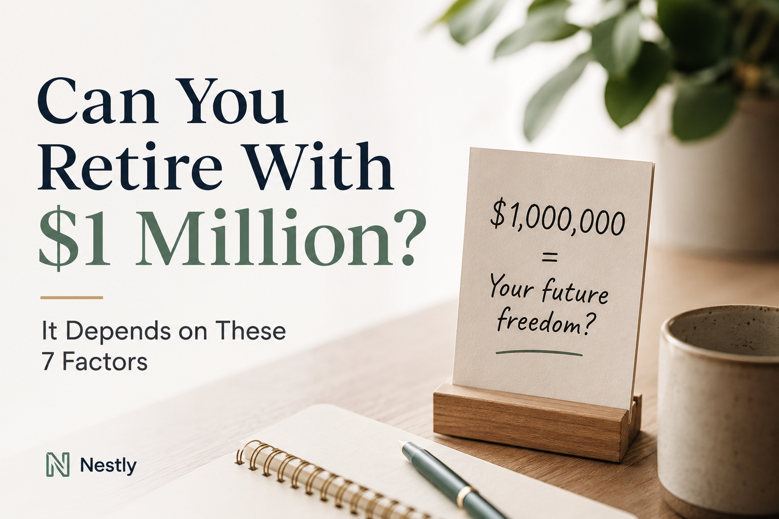 Can You Retire With $1 Million?