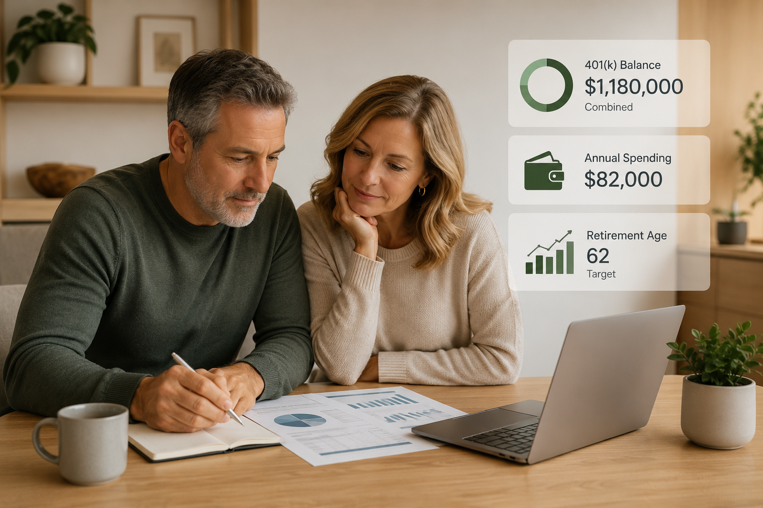 How Much Do You Need in Your 401(k) to Retire at 62?
